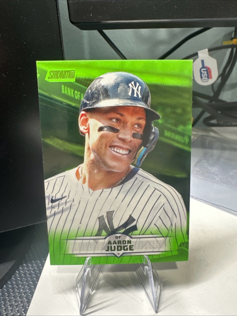 2025 Topps Stadium Club Aaron Judge Lime Green  Parallel #139 NY Yankees